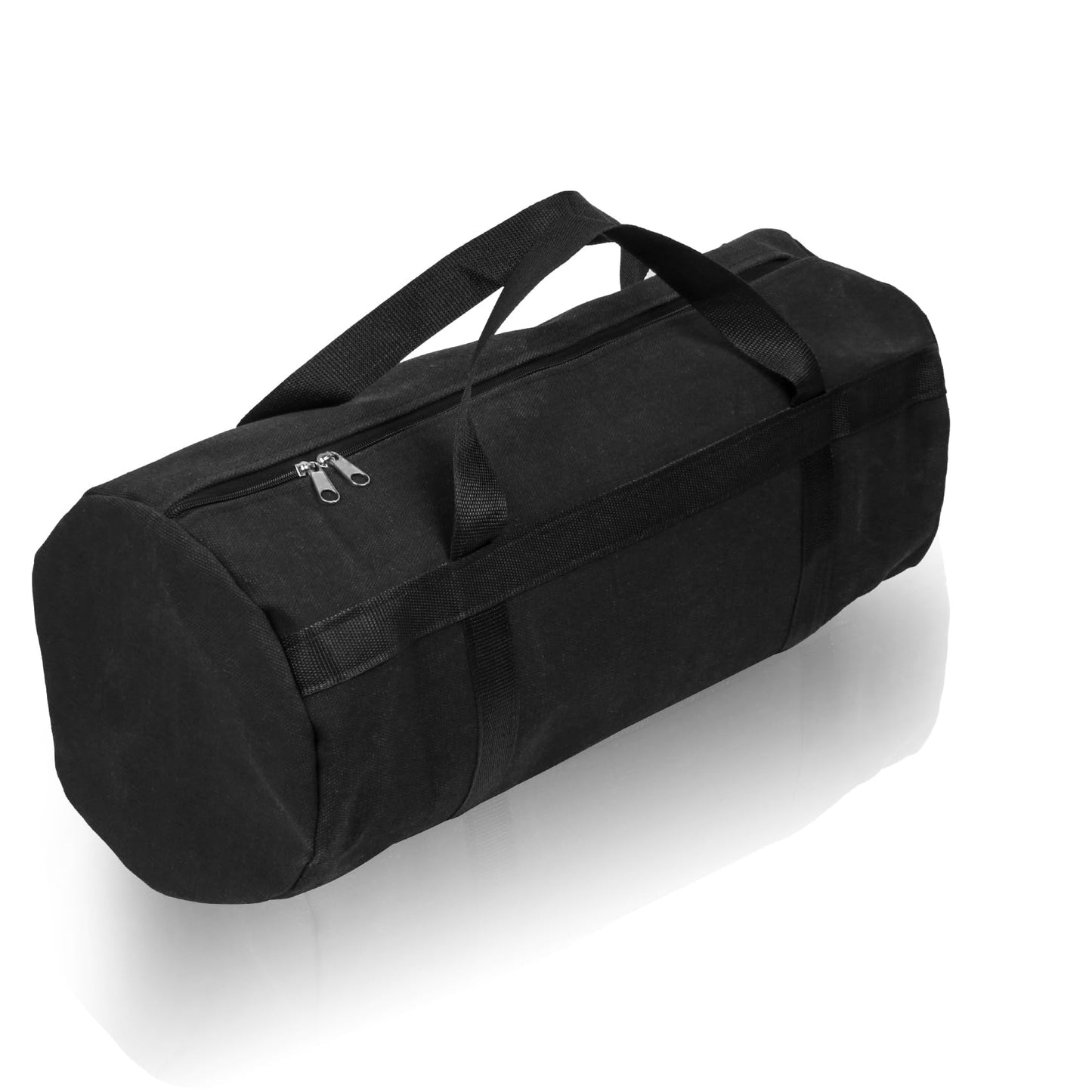LEXICHER 24" Grill Tool Storage Bag, Canvas, Black, Unisex, Classic Style, 60x24x24 cm/24 * 9.4 * 9.4 inches, Zipper Closure, Hand Strap, Perfect for Outdoor Grilling, Camping, Hiking