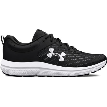 Under Armour Men's Charged Assert 10, (001) Black/Black/White, 4.5, US