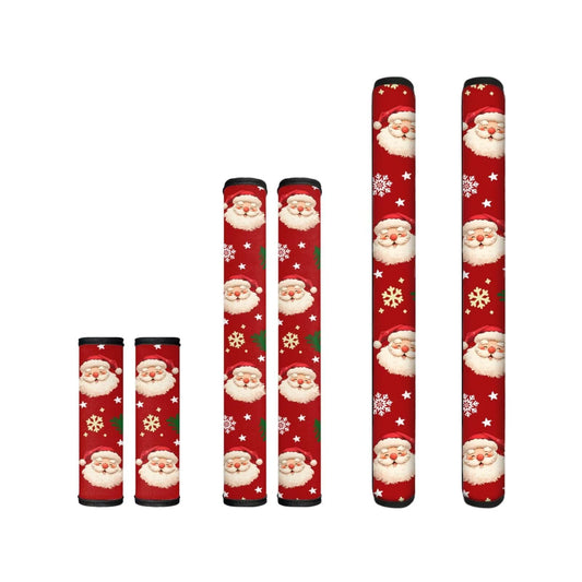 Yatixapu Santa Claus 6Pcs Refrigerator Door Handle Cover, Washable Kitchen Appliance Decor Handles Fridge Oven Microwave Dishwasher Antiskid Protector Keep Off Fingerprints Food Stains