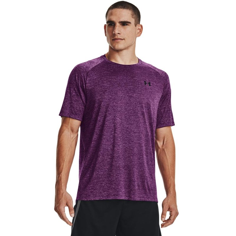 Under Armour Men's Tech 2.0 Short-Sleeve T-Shirt, Hendrix (529)/Black, Small