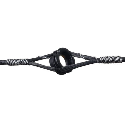 Southland Archery Supply SAS Aluminum Peep Sight for Archery Compound Bow - 2/Pack (Black, 1/8 in)
