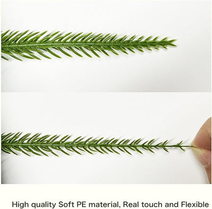 Christmas Wreaths for Front Door 30 Inch Norfolk Pine Wreath for All Seasons Artificial Green Wreath Holiday Decoration for Indoor Outdoor Home Decor