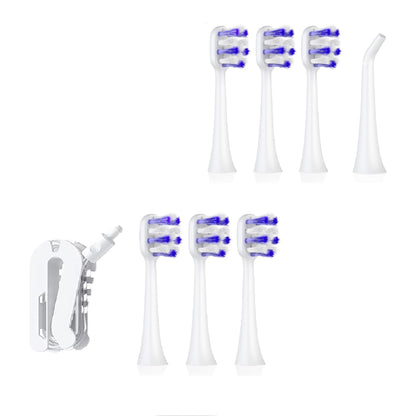 Portable Water flosser with Electric Toothbrush, 2 in 1 Teeth Cleaning Kit, Electric Toothbrush and flosser Combo, Water Flosser for Travel and Home (Black)