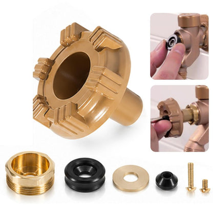 RK-14MH Faucet Repair Kit with Metal Handle Compatible with Woodford Outdoor Faucet Model 14 & 18 - Leak-Proof Replacement Set -Fits Hose Bib, Spigot, Wall Hydrant, Garden Valve Repairs - Leak Fix Set