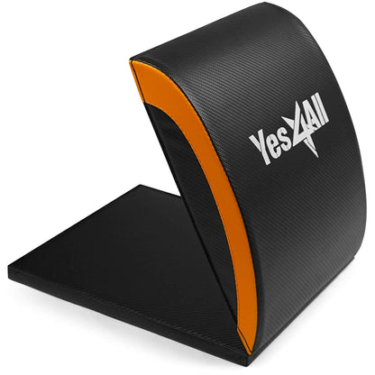 Yes4All Ab Exercise Mat Tailbone & No Tailbone, Foldable Abdominal Sit Up Support Pad, Abs Workout Equipment for Core Training and Lower Back
