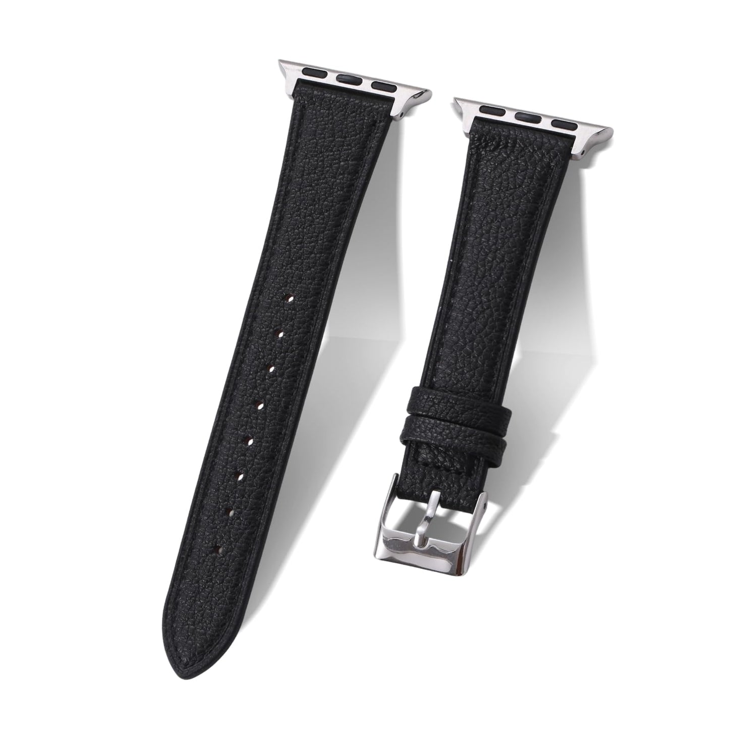 Thin French Goatskin Women's Soft Leather Band Compatible with Apple Watch 38mm 40mm 41mm 42mm 44mm 45mm 46mm 49mm, Lightweight Slim Leather Strap for iWatch Series Ultra SE 11 10 9 8 7 6 5 4 3 2 1