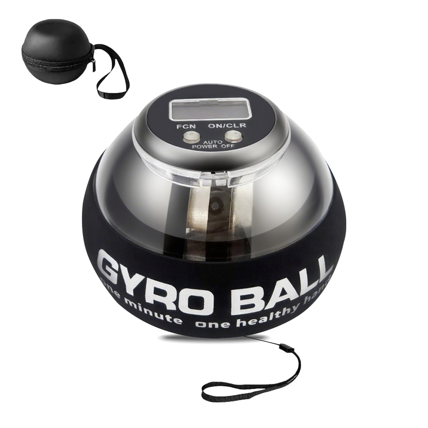 HuijXanqor Torque Ball Hand Exerciser,Wrist Trainer Ball Gyro Ball Hand Wrist Exerciser with Counter,Premium Wrist Strengthener for Fitness,Stress Relief & Dexterity Training,Portable,Gift-Ready for Adults