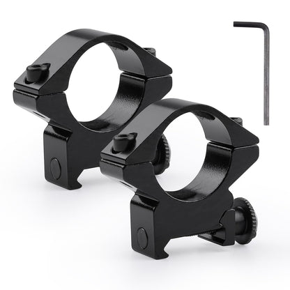 JINSE 1 inch Scope Rings, 2pcs Low Profile Scope Mount for Picatinny Rail