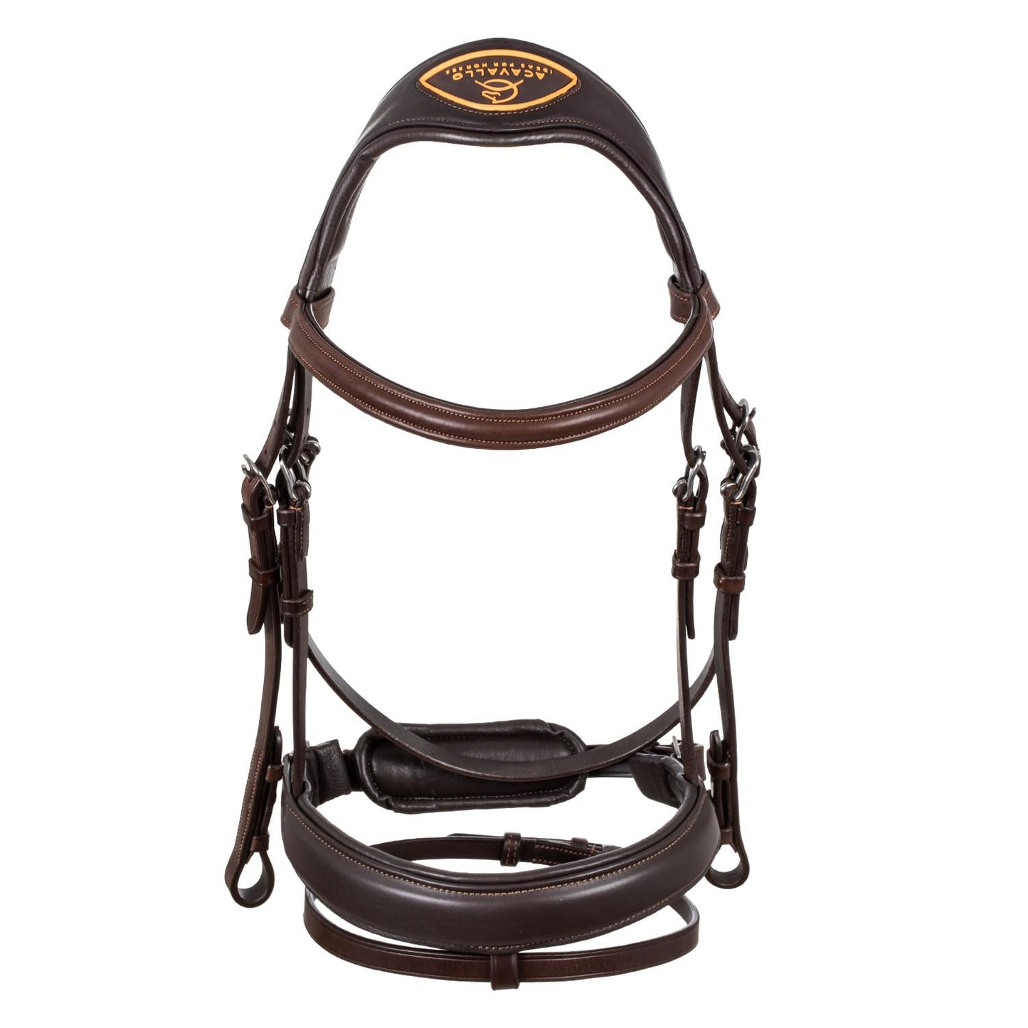 Acavallo Filosofia Bridle Headstall Calfskin, Full Size, Dark Brown