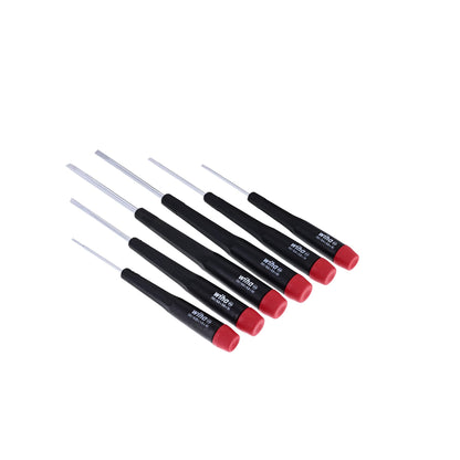 Wiha 26090 Precision Slotted Screwdriver with Precision Handle, 6 Piece Set, multi, one size