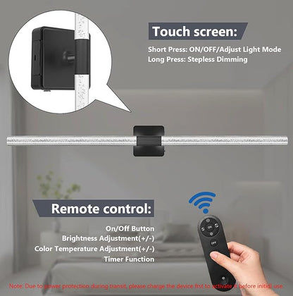 25in Crystal Battery Operated Wall Sconces Set of Two, [Sunset Glow Ambiance & 8000mAh Removable Battery] Dimmable 2700K–6000K, Touch/Remote Control, Wireless Wall Lamps for Home Decor–Black