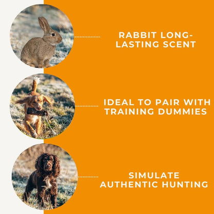 The Original Clone® Dog Training Liquid Scent - Rabbit 2oz. Gundog Training Equipment, Training Scents for Dog & Puppy Training, Dog Scent Training Kit for Dog Training Dummies (Rabbit, 2oz)