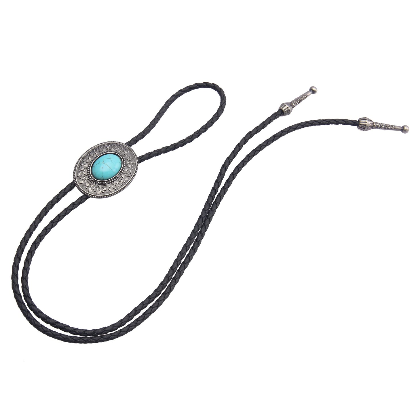 GelConnie Bolo Tie for Women Cowboy Tie Bolo Western Necklaces Bolero Tie Men Necklace Ties Turquoise Mens Leather Necktie