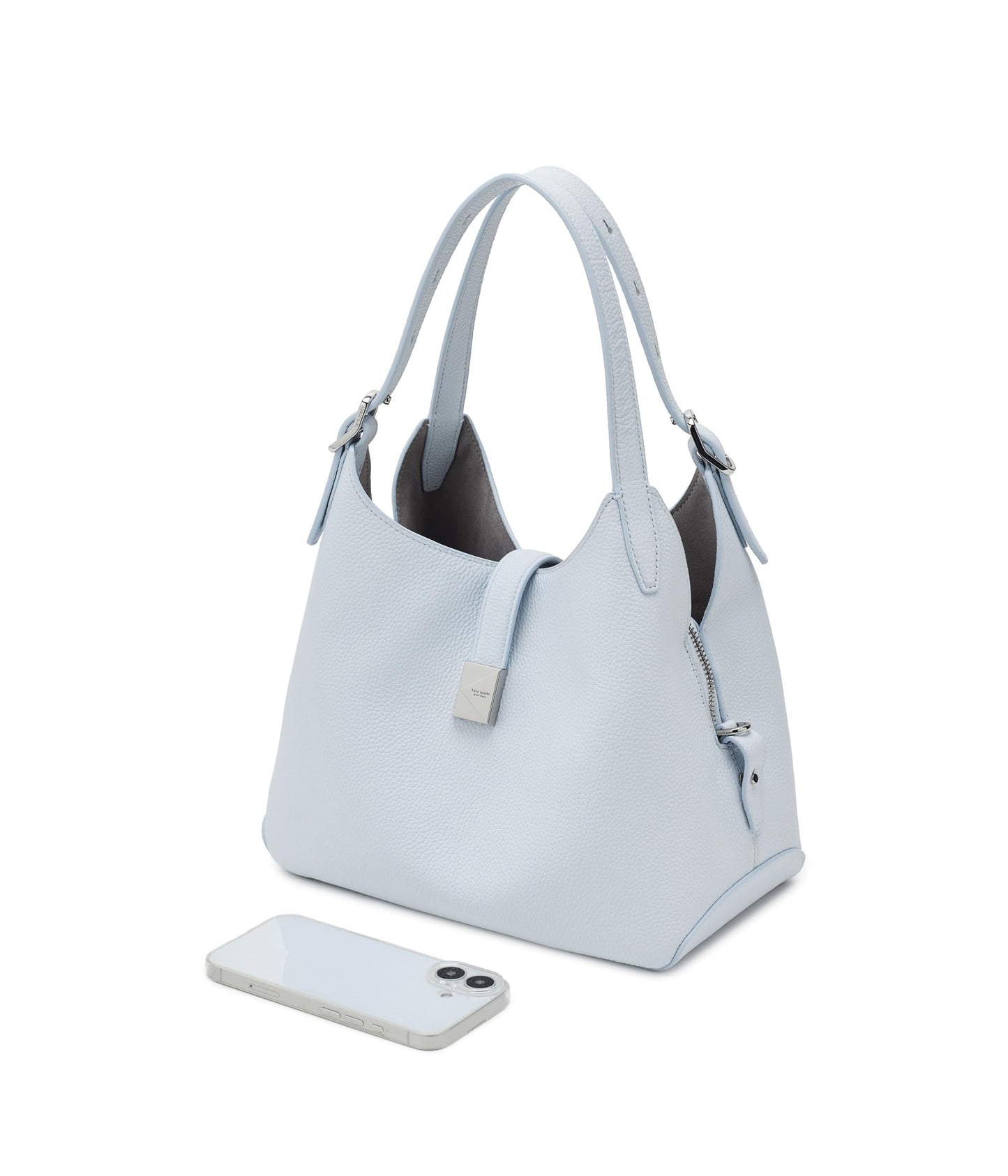 kate spade new york Deco Pebbled Leather Crossbody Tote