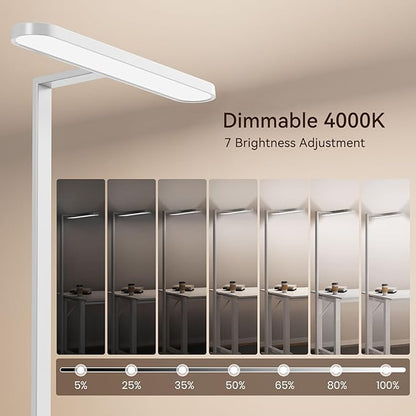 LASTAR Floor Lamp, 7 Brightness Levels Eye-Caring Remote-Control 70'' Led Floor Reading Lamp, 4000K, 9,000LM Standing Lamp Suitable for Living Room, Office, Conference Room, Study, and Piano Room