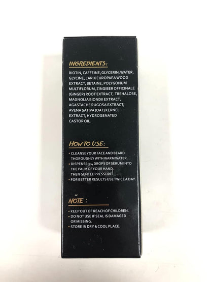 Beard Growth Oil With Biotin Caffeine, Stimulate Beard Growth Serum For Facial Hair Treatment, Promote Hair Regrowth For Men Full Longer Masculine Thick Male Beard Gift