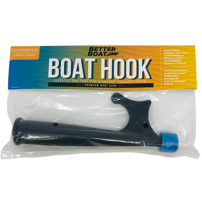 Boat Hook for Pole, Works with Push Pole with 3/4" Thread Screw End, Docking Stick for Boats, Pontoon, Marine Boating Accessories (Hook Only)