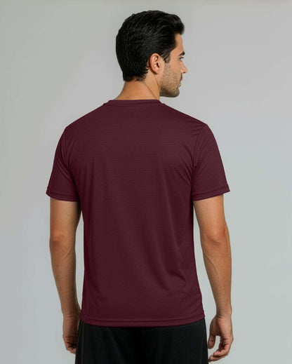 Real Essentials 5 Pack: Men's Breeze Tech V-Neck Dry Fit T-Shirts Moisture Wicking Athletic Workout & Gym Shirts- Set 7, M