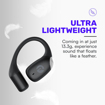 Raycon Essential Open Ear Earbuds – Open Ear Headphones, Earbuds Wireless Bluetooth, Sweat & Water-Resistant Earphones, Running Headphones with Ultra-Lightweight Design, 36 Hours Battery Life (Mint)