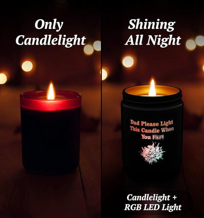 Christmas Candles for Men,Christmas Gifts from Kids, Birthday Xmas Holiday Candle Gifts for Dad,Spice Woody Scented,Perfect for Xmas,New Year,Winter Décor,Over 40 Hours,100% Soy Wax