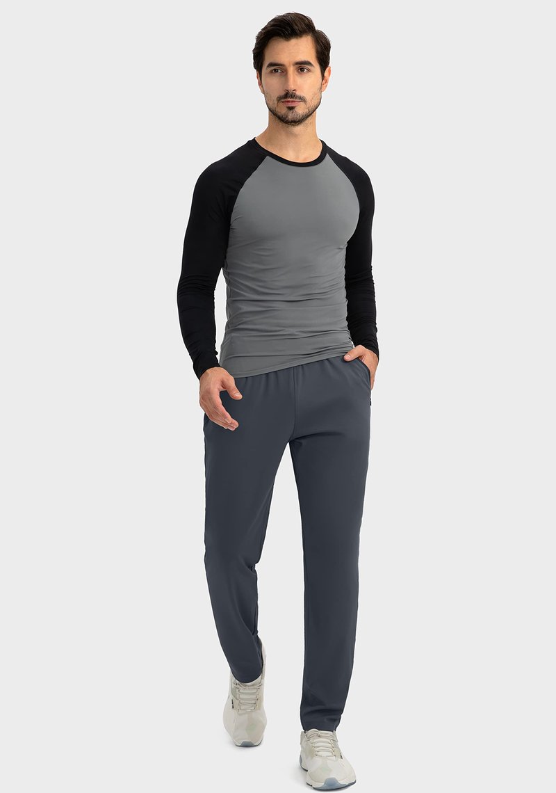 G Gradual Men's Sweatpants with Zipper Pockets Tapered Joggers for Men Athletic Pants for Workout, Jogging, Running (Grey, X-Large)