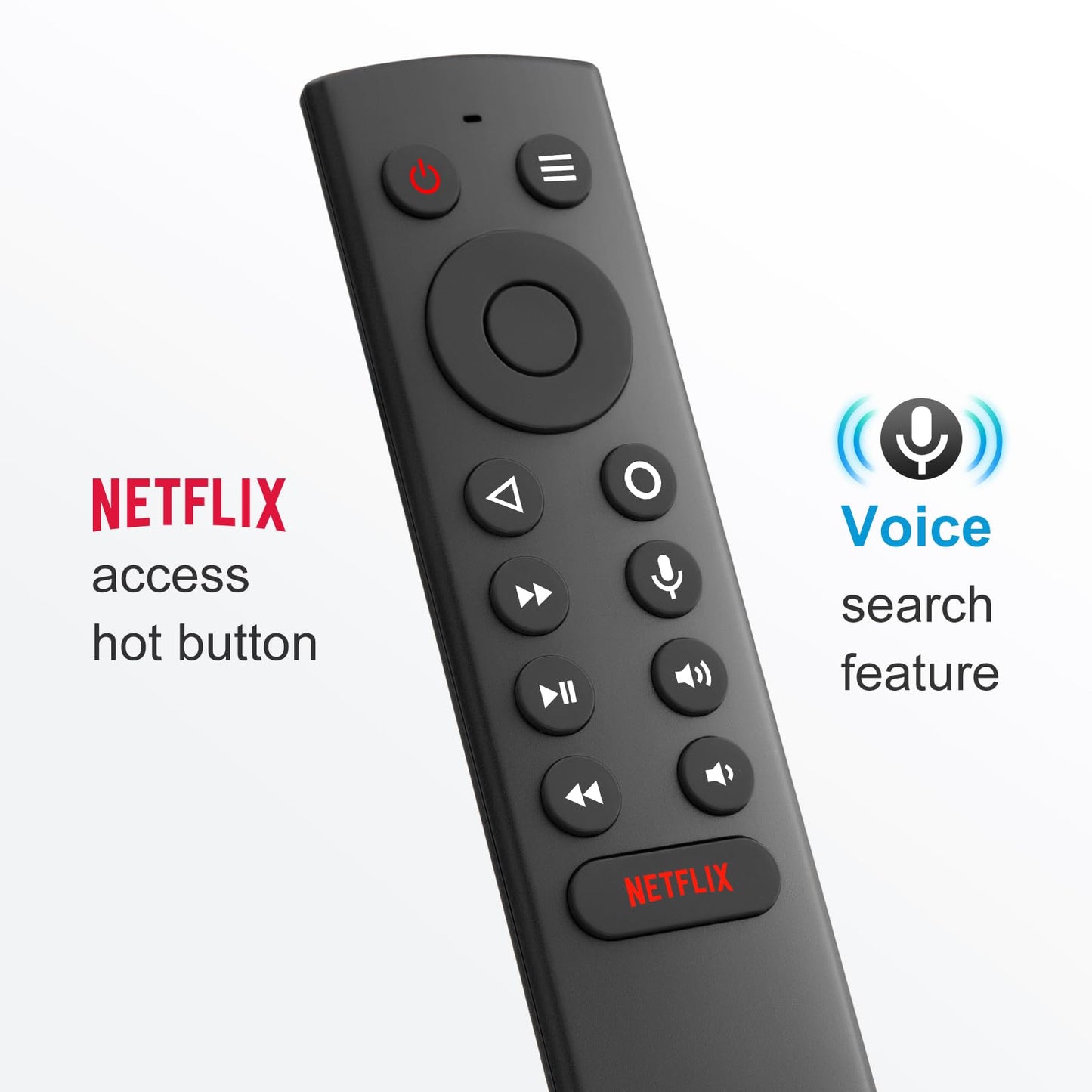 Voice Remote Replacement for TCL Android Smart TVs,RC813 with Google Voice Function