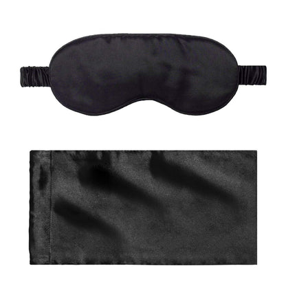 Silk Sleep Mask Light Blocking Luxury 100% Mulberry 19mm Silk Eye Mask Eye Cover Blindfold Ultra Soft Light & Comfy Anti Aging Skin Care with Travel Bag Gift Package