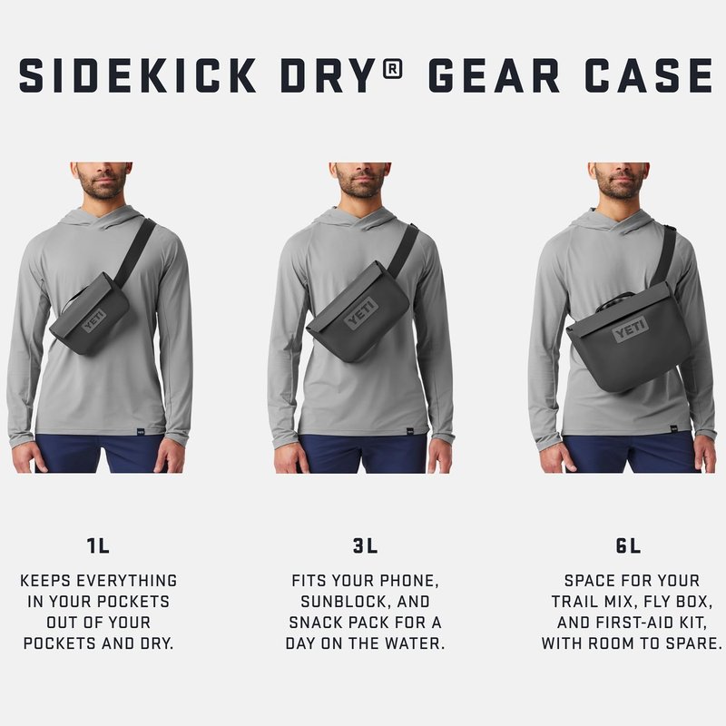 YETI Sidekick Dry 3L Gear Case, Cape Taupe