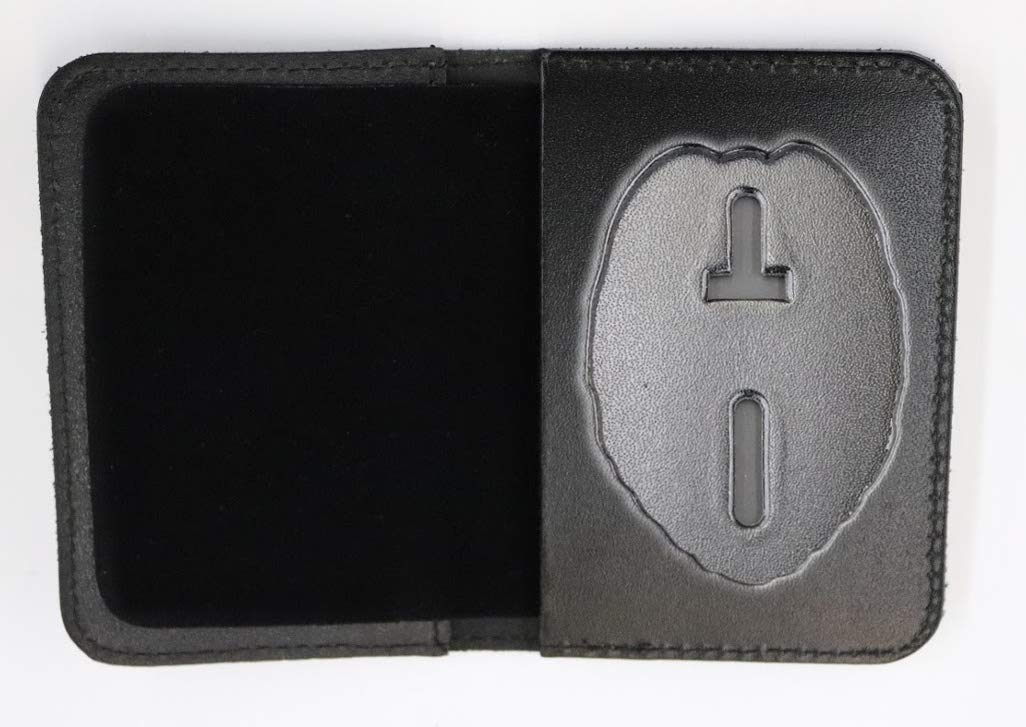 Perfect Fit Duty Leather Badge and ID Case for Police Shield/Security(Cutout PF209)