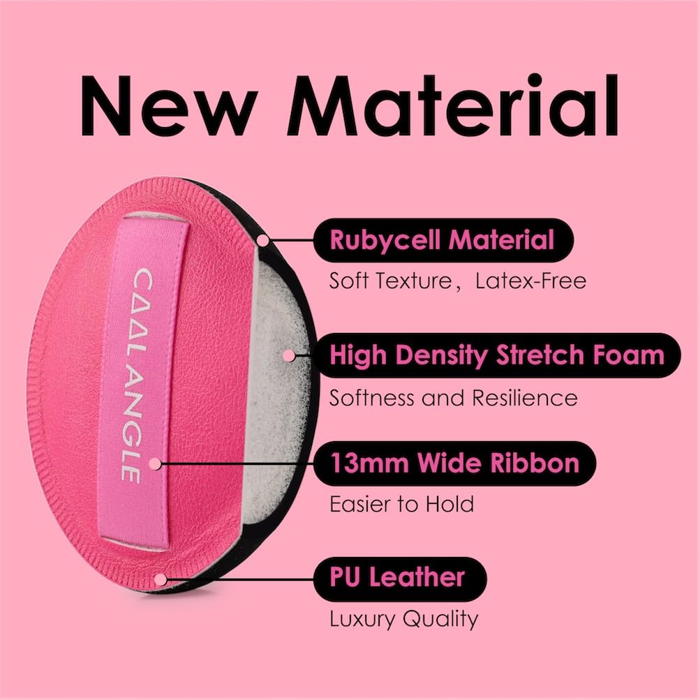 5Pcs Makeup Sponge For Foundation Concealer And Powder, Latex Free Blender Sponge For Natural And Easy Makeup Soft Long-lasting And Beginner-friendly, Green, Medium