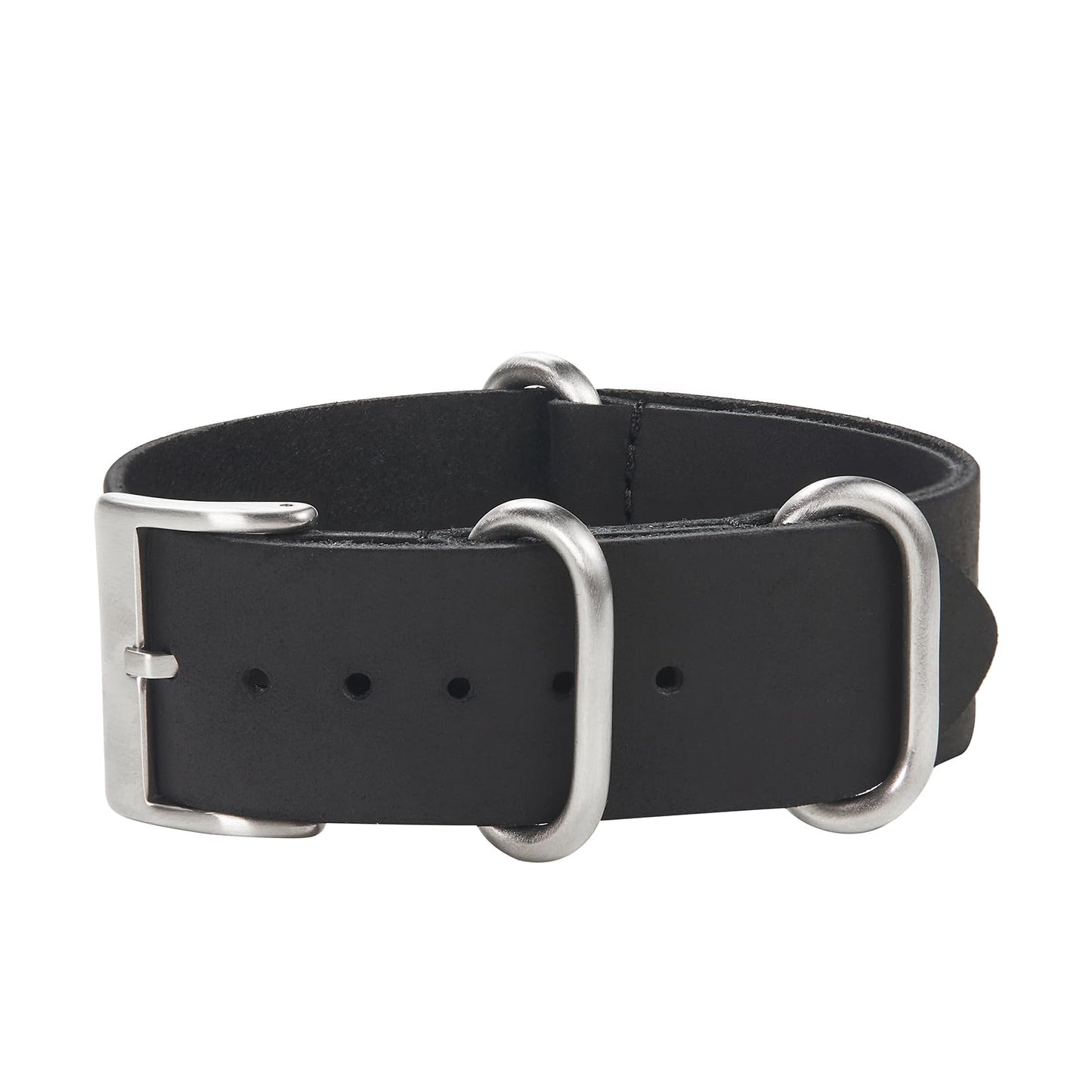 WOUKUP Leather Watch Strap 20mm 22mm Premium Crazy Horse Leather Watch Band for Men Women Black/Brown/Grey/Blue