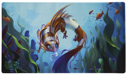 Dragon Shield Playmat – Standard Size TCG Playmat with Stitched Edges & Non-Slip Rubber Backing – Included Tube for Transport & Protection | Cinderfin
