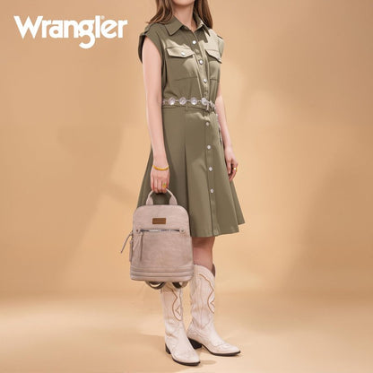 Montana West Wrangler Backpack Purse for Women Mini Backpack Purse Cute Ladies Bookbag Travel Work Daypacks Bags WG186-9116KH
