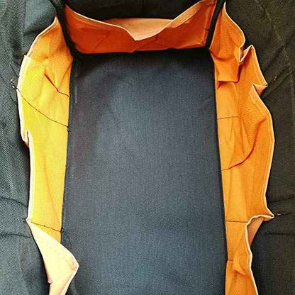 ZOJO Reflective Tool Bags For Men & Women 16 inch Wide Mouth (Large, Orange)