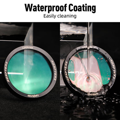 LWANO 4X Bow Sight Lens - Waterproof/Abrasion & Anti-Reflective, 1.88" Diameter, O-Rings & Lens Cloth Included