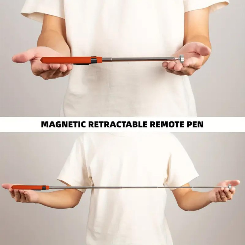2/5/8/10/15/20LB Magnet Pick-up Tool, Telescoping Strong Magnet Stick, Magnetic Pickup Tool, Magnetic Picker,Orange 8LB