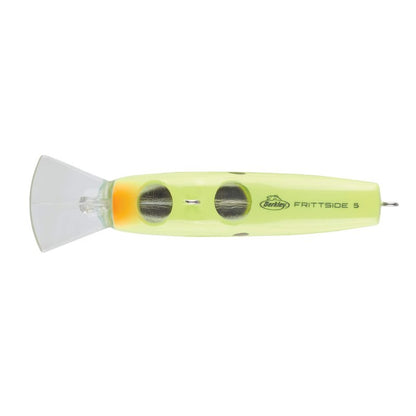 Berkley Frittside Fishing Lure, Blue Chartreuse, 5 Biggun’ (3/7 oz), 2 4/5in 7cm Crankbaits, Classic Flat Side Profile Mimics Variety of Species and Creates Flash, Equipped with Sharp Fusion19 Hook