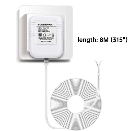 24Volt Transformer C Wire Adapter for Thermostat and All Versions of Ring Doorbell, Compatible with Nest 1st/2nd, Ecobee, Honeywell, Sensi, Sensi Smart WiFi Thermostat, Nest Hello Doorbell Supply Cord