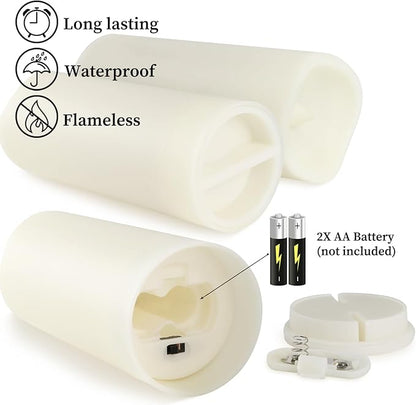 144-Pack LED Flameless Candles with Remote Control for Home and Special Occasions (Three Sizes)