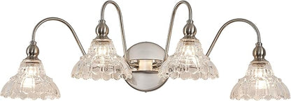 Brushed Nickel Bathroom Vanity Lights Vintage Vanity Lighting Fixtures Pciture Light for Bathroom Bedroom Hallway Living Room
