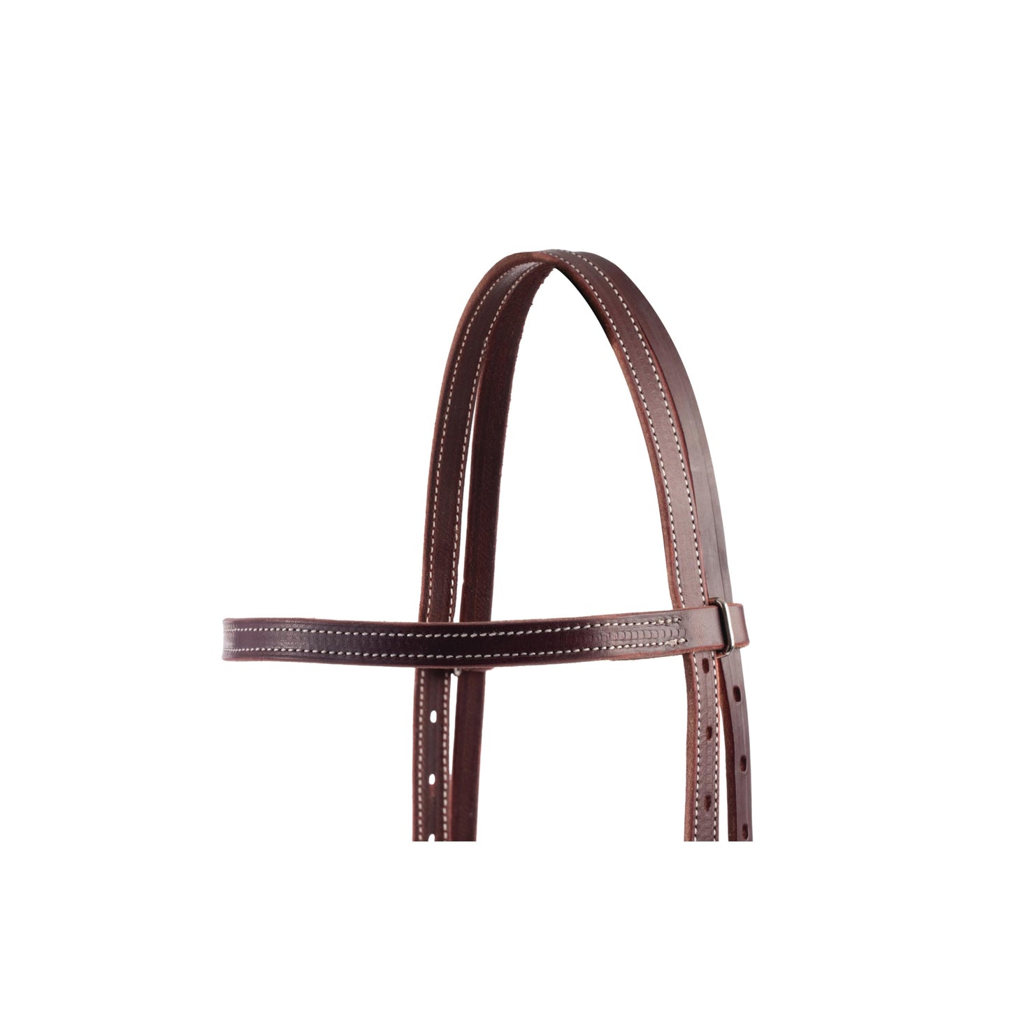 Weaver Leather Latigo Leather Browband Headstall,Burgundy
