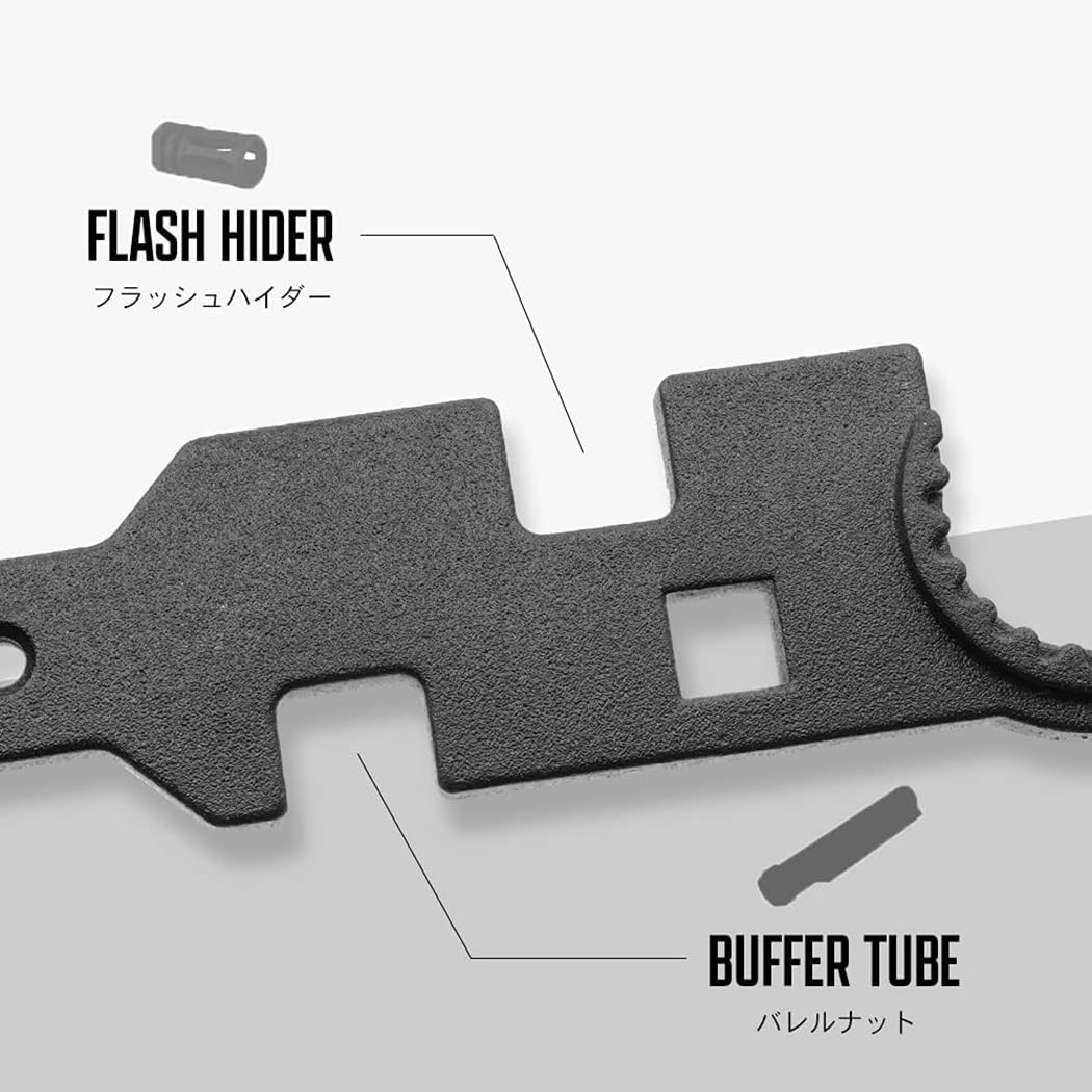 UNBRAN Wrench High Carbon Steel Hand Clamping Collet Chuck Spanner Buffer Tube Hand Clamping