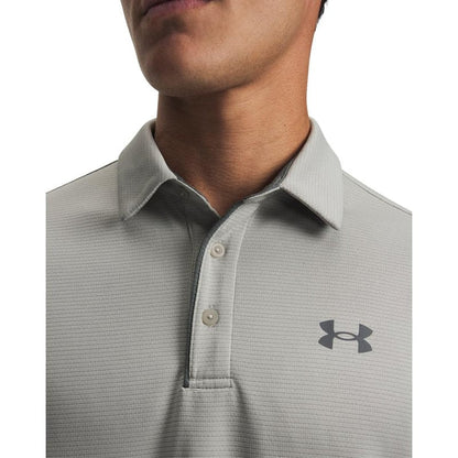 Under Armour Men's Tech Golf Polo, (069) Titanium / / Pitch Gray, Large Tall