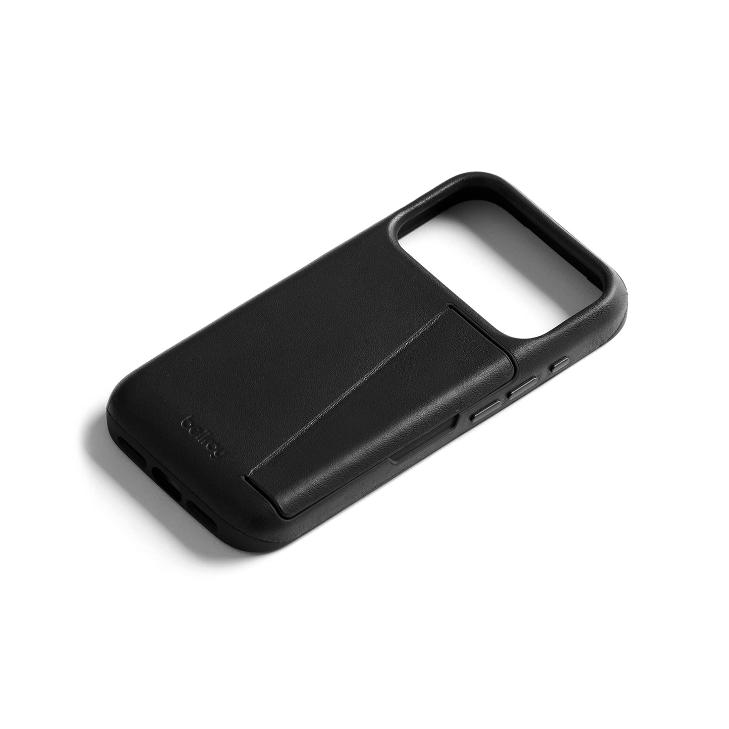 Bellroy Phone Case – 3 Card for iPhone 17 Pro (Leather iPhone case, Phone Wallet) - Black