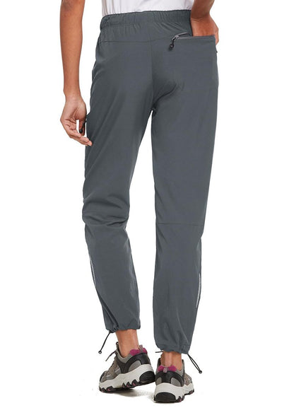 baleaf Cargo Pants for Women Petite Joggers Lightweight Quick Dry Pant Water Resistant 27'' Travel Workout Athletic Trip 27''-Dark Gray S