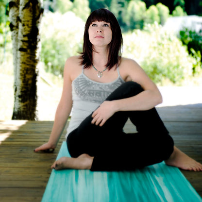 Hugger Mugger Nature Ultra Yoga Mat - Unique Variegated Design, Extra Cushion, Durable, Sticky and Grippy, Stable Non-Slip Surface, Lightweight