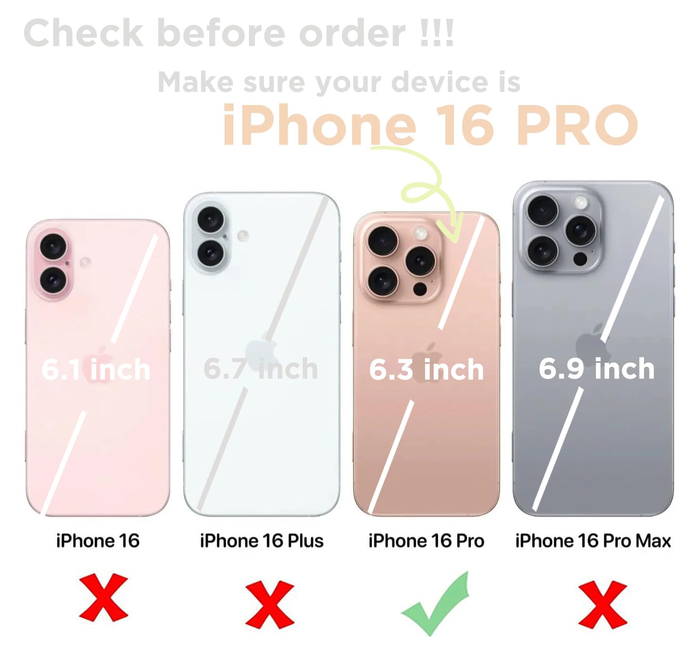 uCOLOR for iPhone 16 Pro 6.3" Wallet Case Magsafe with Card Holder Slot【Compatible with MagSafe】 Folio Flip PU Leather Design with Camera Lens Protector (Nude Wild Flower)