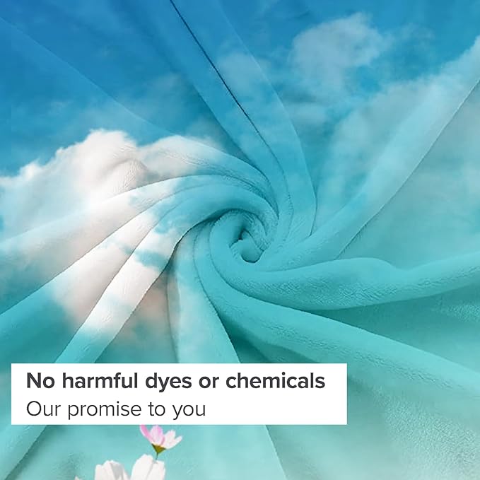 Mother's Day Fleece Blanket - 60x80in Mom from Daughter Son Birthday Heartfelt Message Throw Blankets,Sunflower,Soft Cozy Lightweight, Ideal for Living Room Home Decor and Women Gifts
