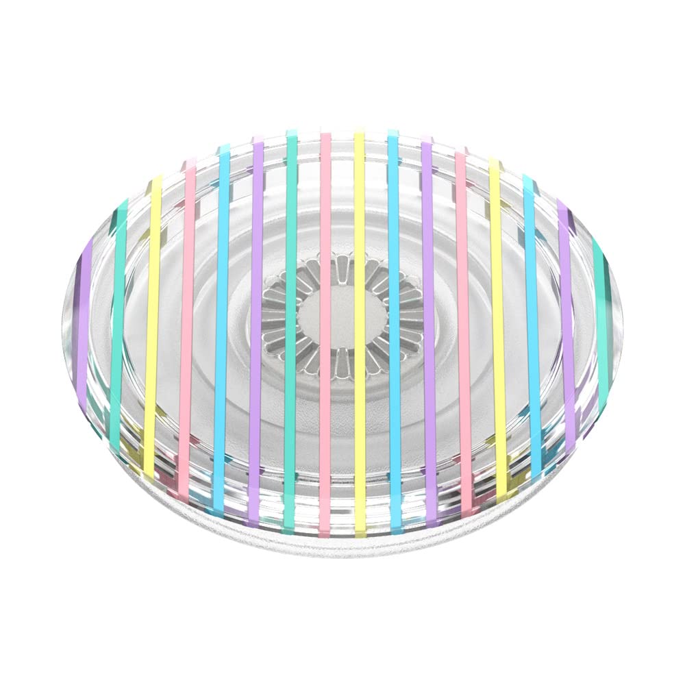 PopSockets Phone Grip for MagSafe with Kickstand, Magnetic Stand, Swappable Top, Secure Hold for iPhone MagSafe Cases, Phone & Tablet Grip - Clear