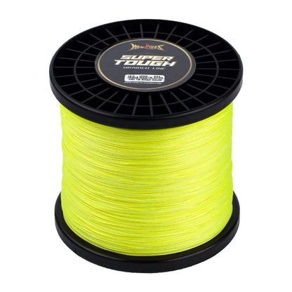 HERCULES Super Tough Braided Fishing Line 40 pounds Test Hi-Vis Yellow 40LB (150 Yards) - 8 Strands